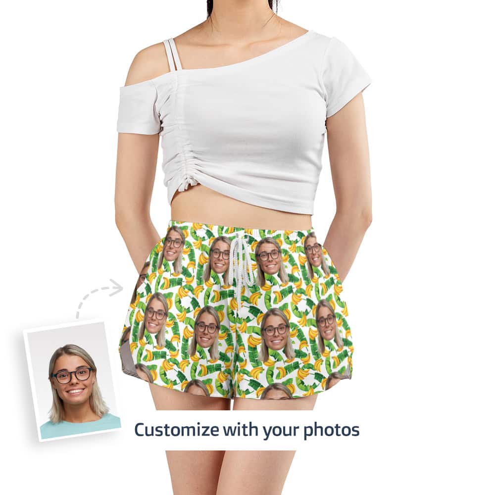 Banana Shorts Womens Front