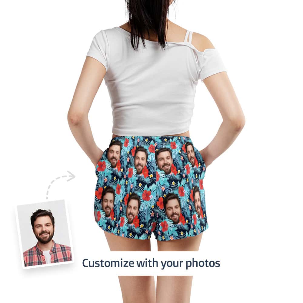 Beach Shorts Womens Back