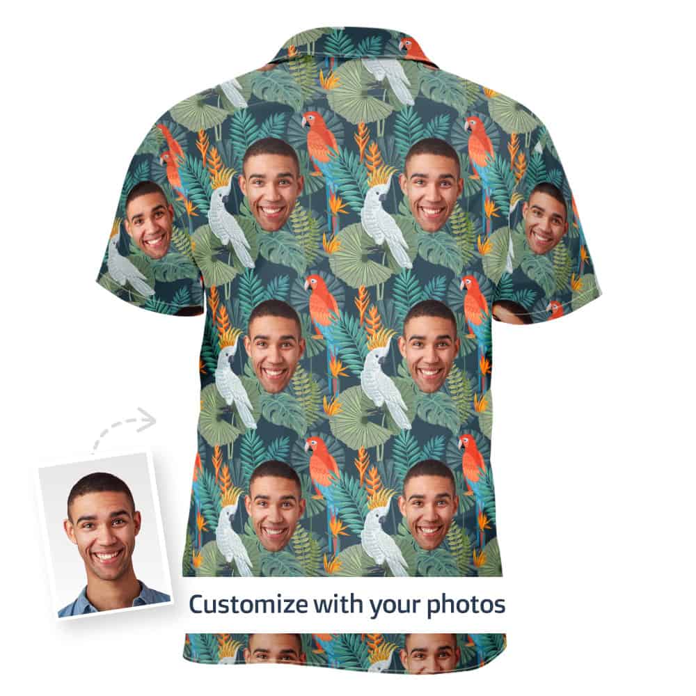 Bird Hawaiian Shirt Back