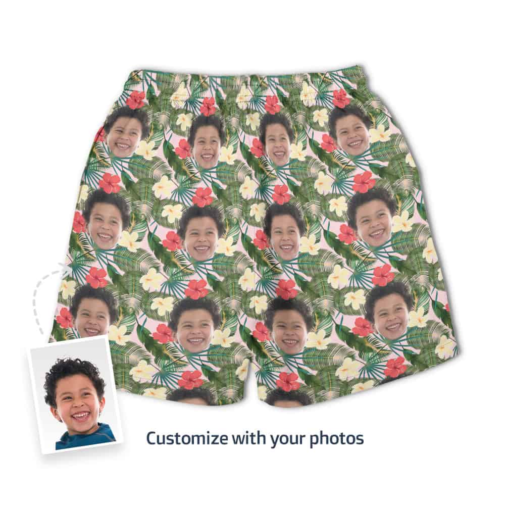 Boy Swim Shorts Back
