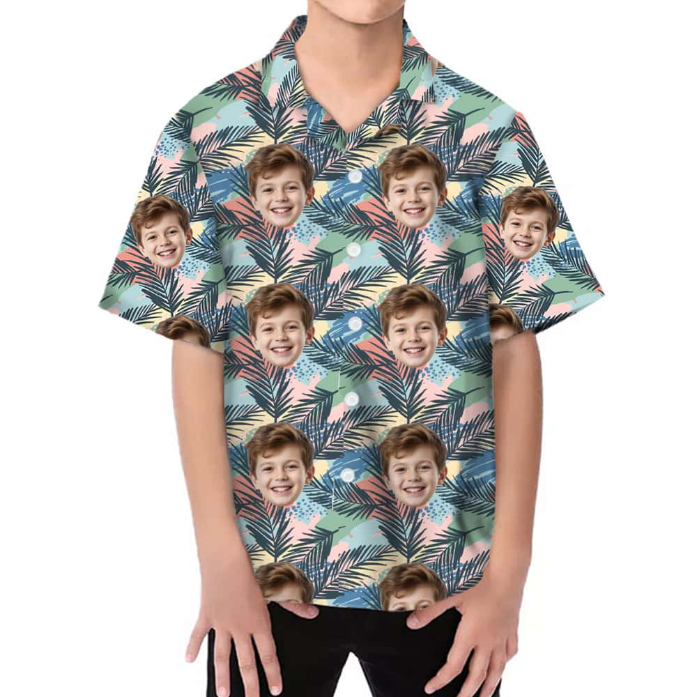 Boys Beach Shirt Model