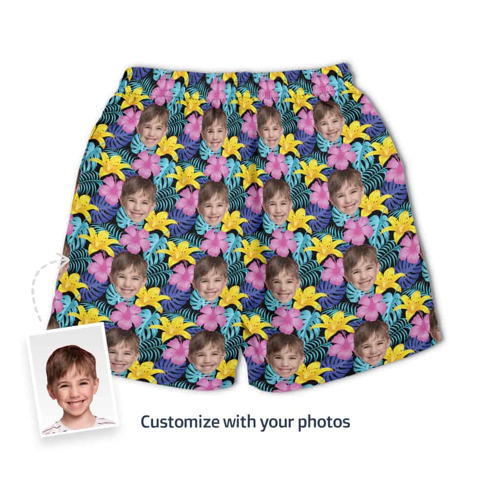 Boys Swimming Shorts Back