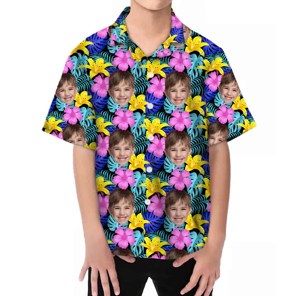 Boys Tropical Shirt Model