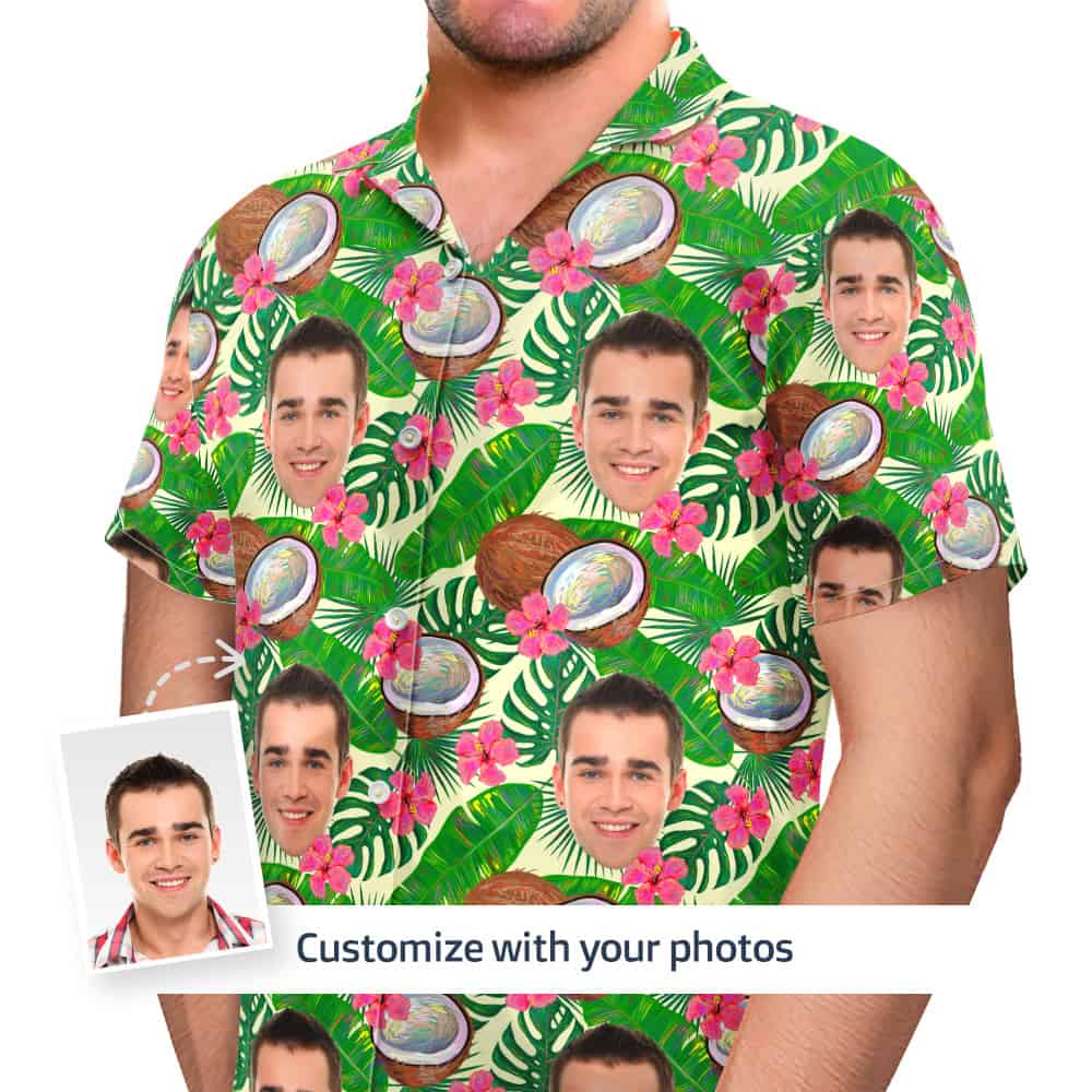 Coconut Hawaiian Shirt Front