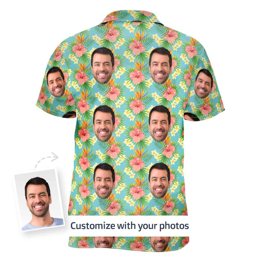 Custom Hawaiian Shirts With Photo Back