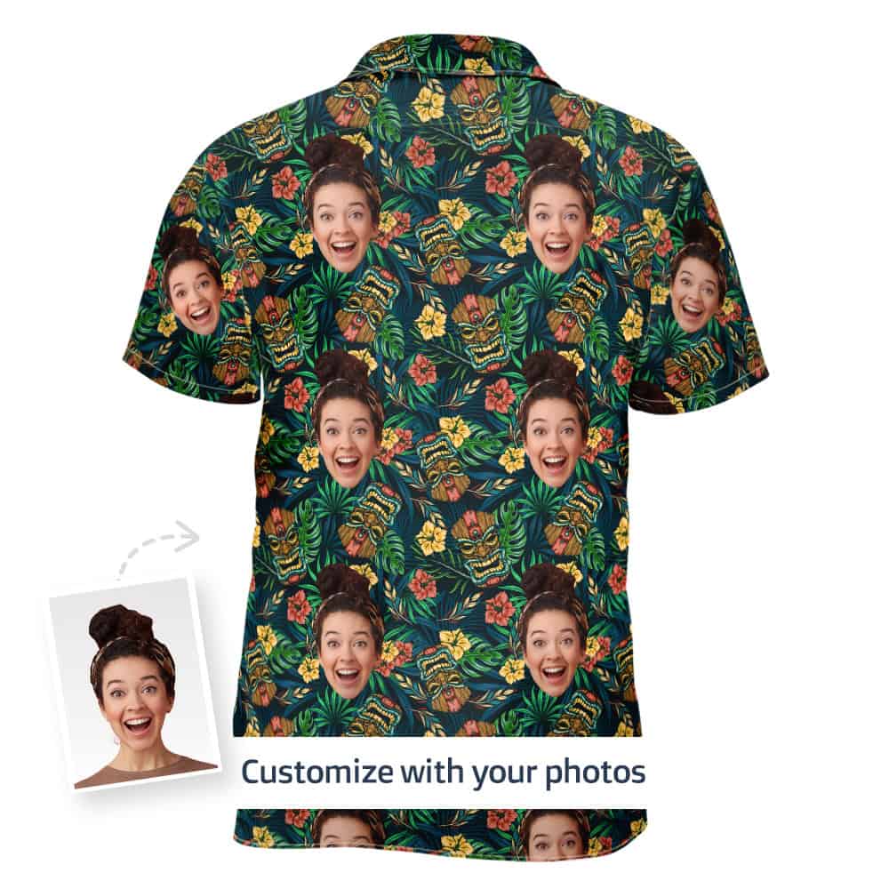 Custom Made Hawaiian Shirts Back