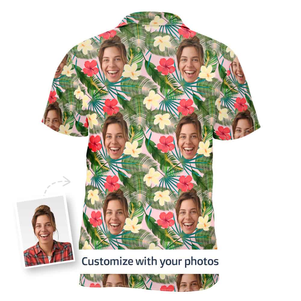 Custom Print Hawaiian Shirt Back