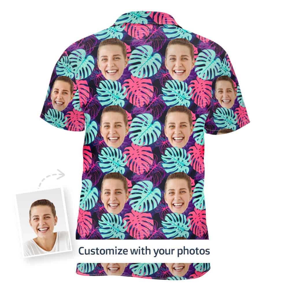 Customizable Hawaiian Shirts Back