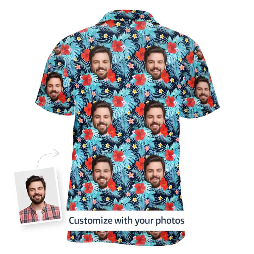 Face Hawaiian Shirt Back