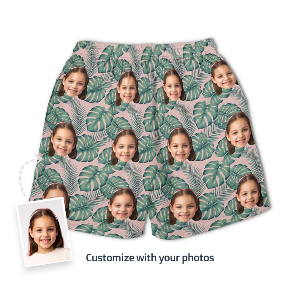 Girls Beach Shorts Back