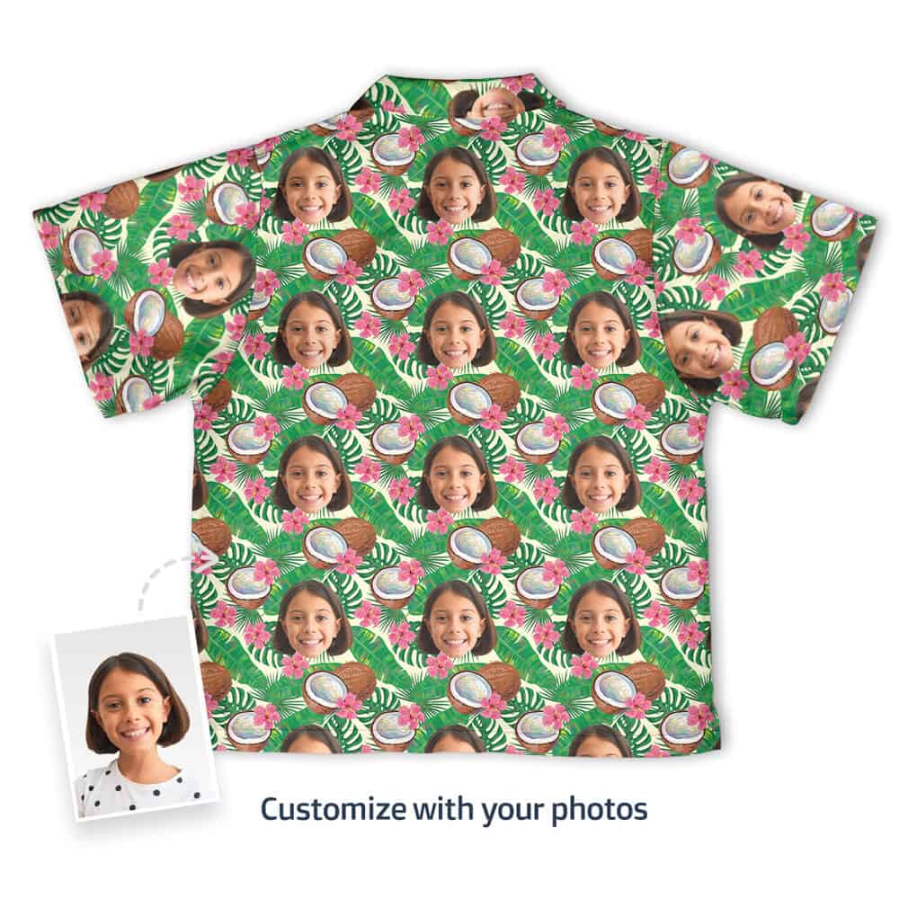 Girls Hawaiian Shirt Back