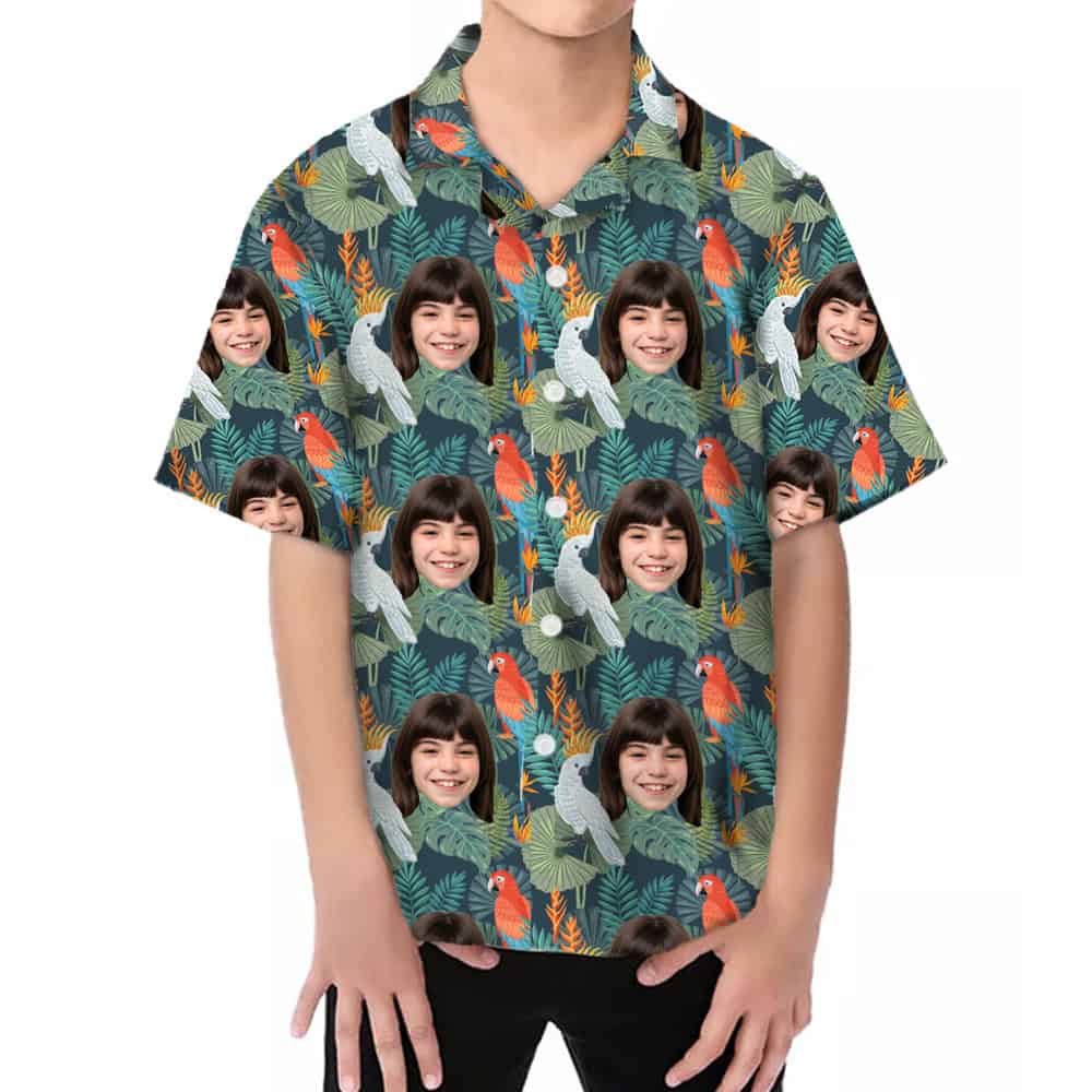 Girls Tropical Shirt Model