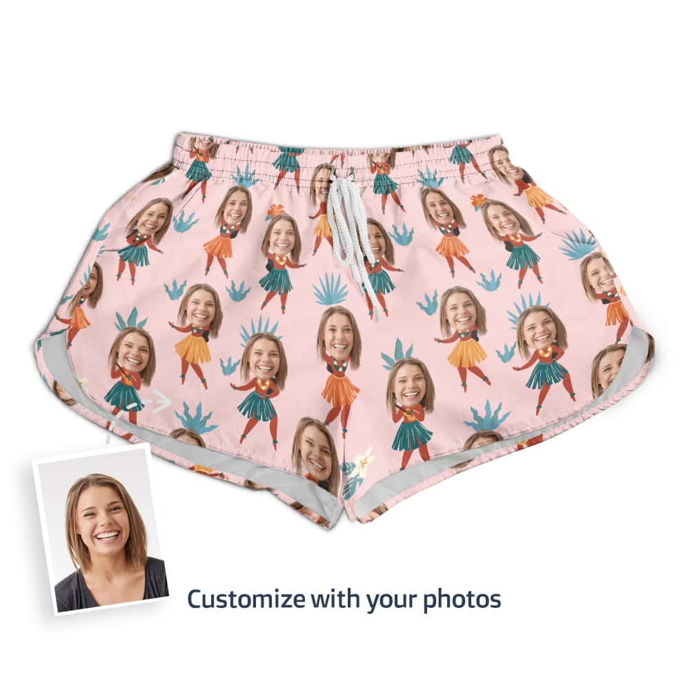 Hawaiian Print Shorts