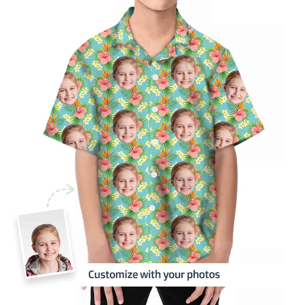Hawaiian Shirt Girls Front