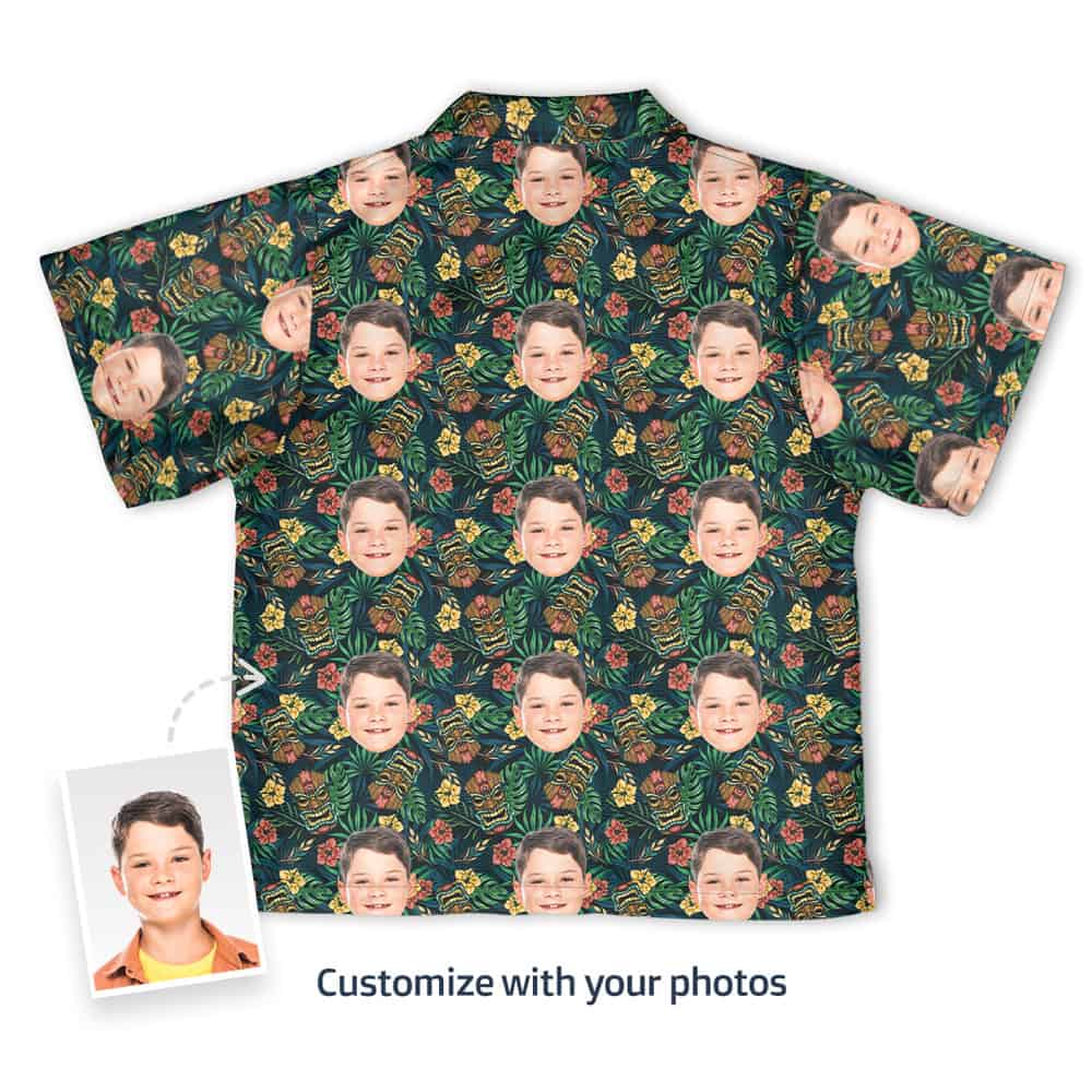Hawaiian Shirts for Boys Back