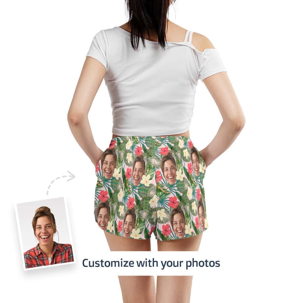 Hawaiian Shorts Womens Back