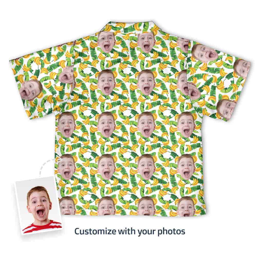 Kids Banana Shirt Back