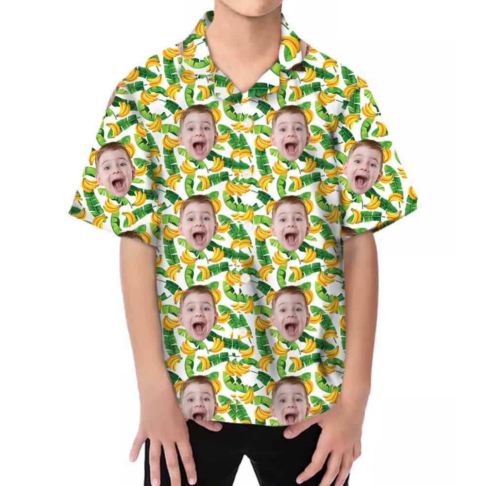Kids Banana Shirt Model