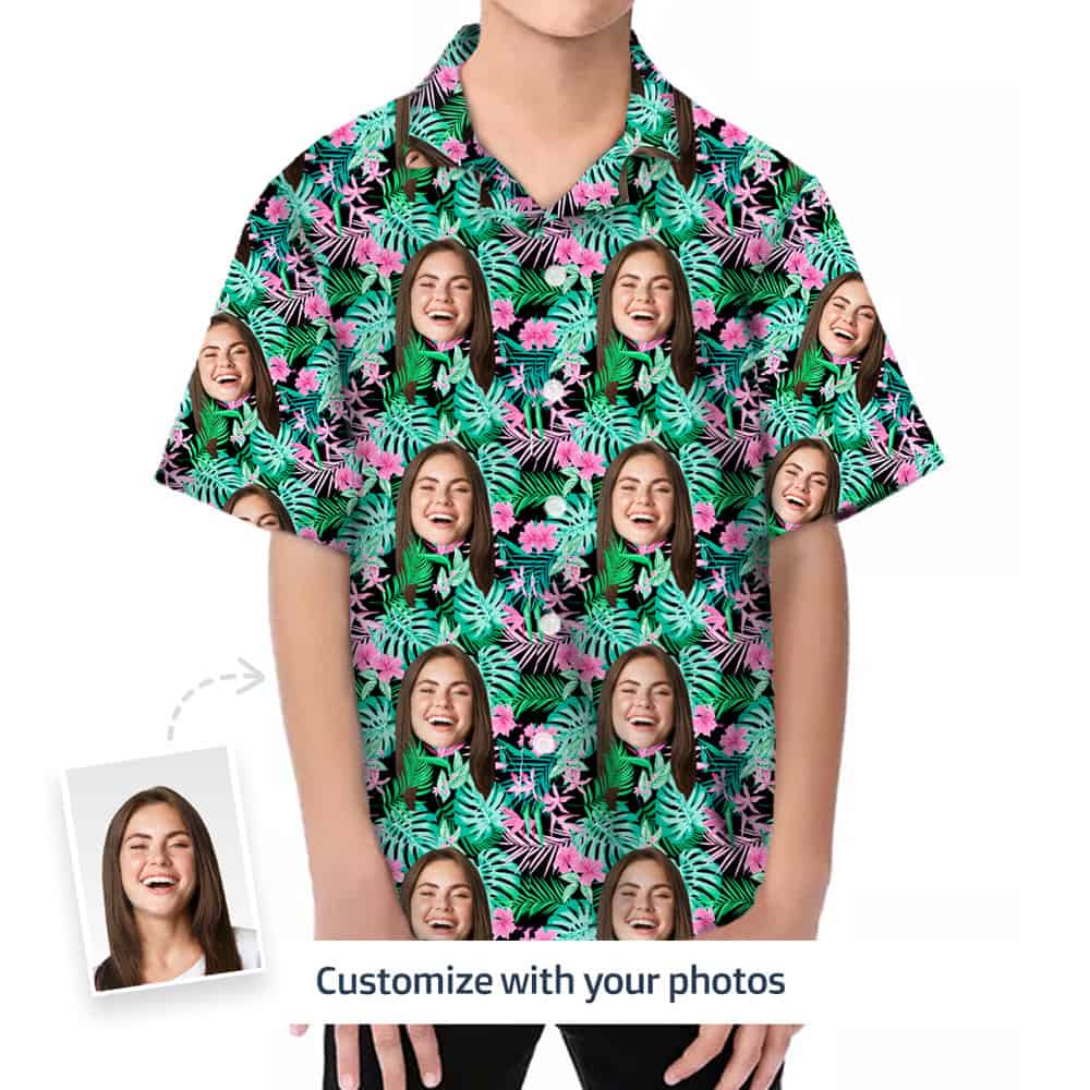 Kids Tropical Shirt Front
