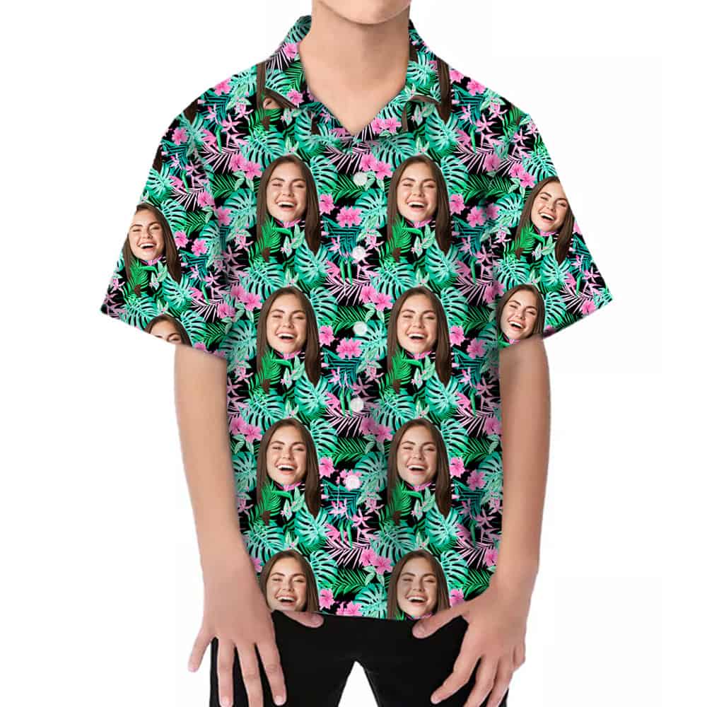 Kids Tropical Shirt Model