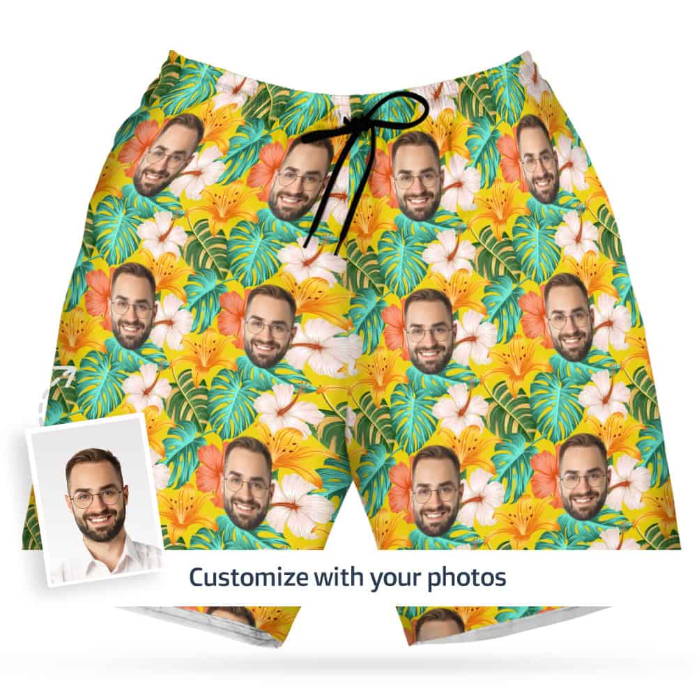 Mens Floral Shorts