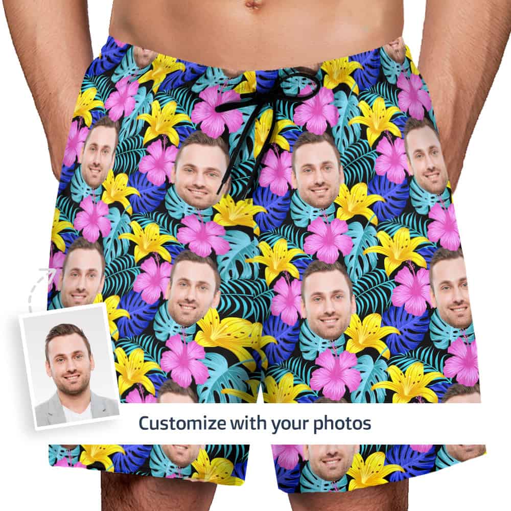 Mens Tropical Shorts Front