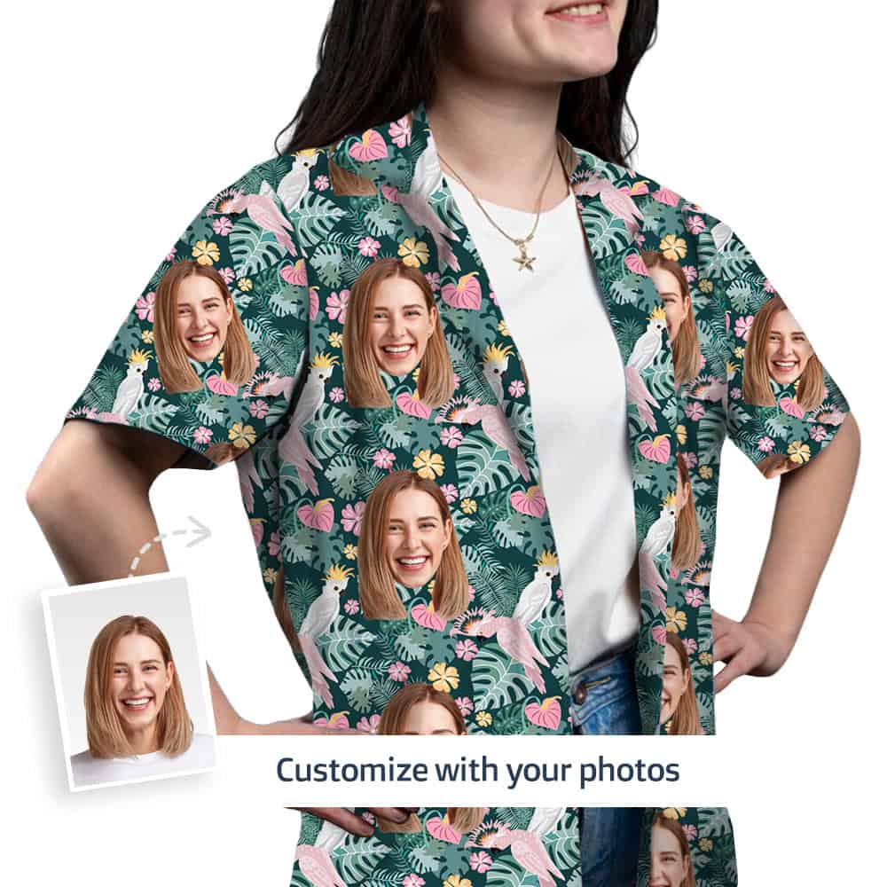 Parrot Shirt Back Front