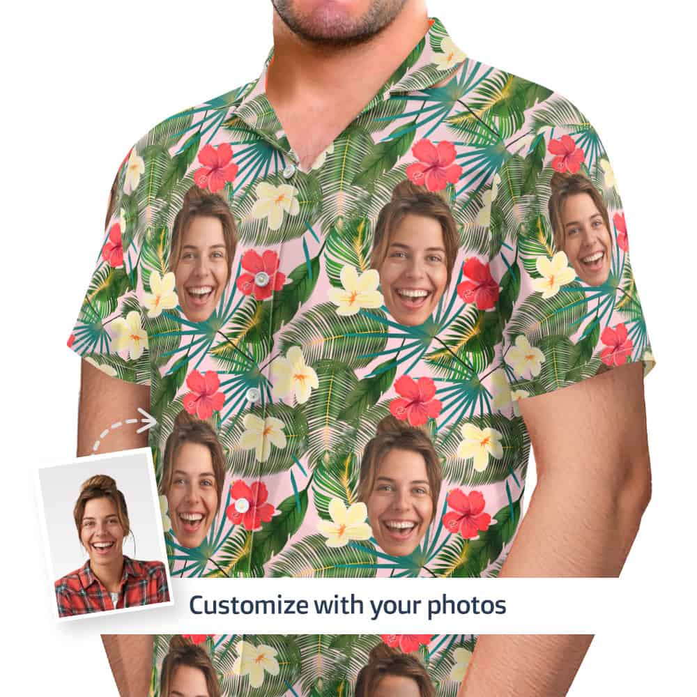 Personalized Hawaiian Shirt Front