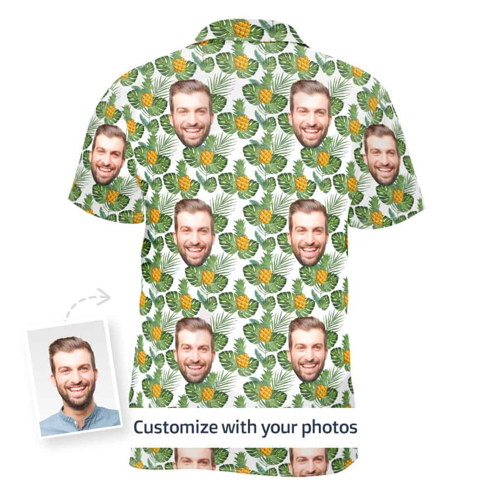 Pineapple Hawaiian Shirt Back
