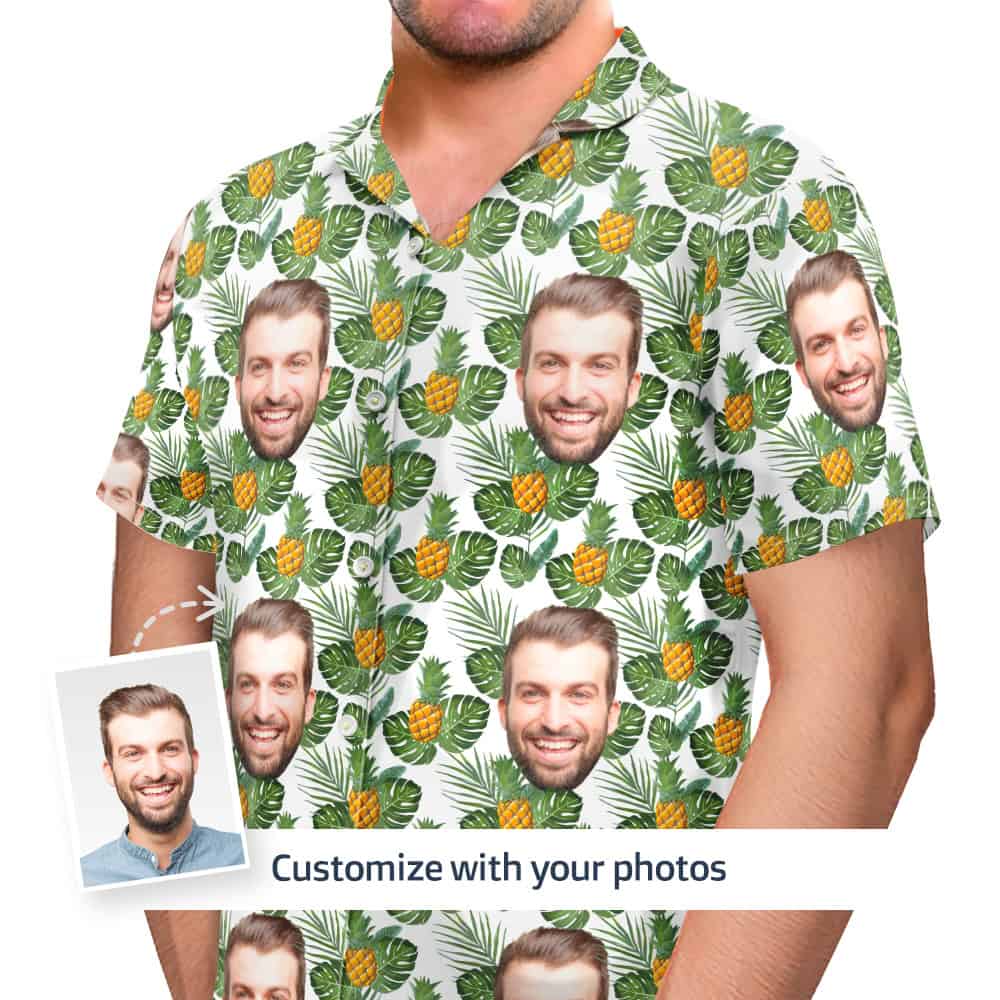 Pineapple Hawaiian Shirt Front