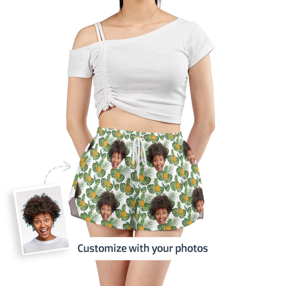 Pineapple Shorts Womens Front