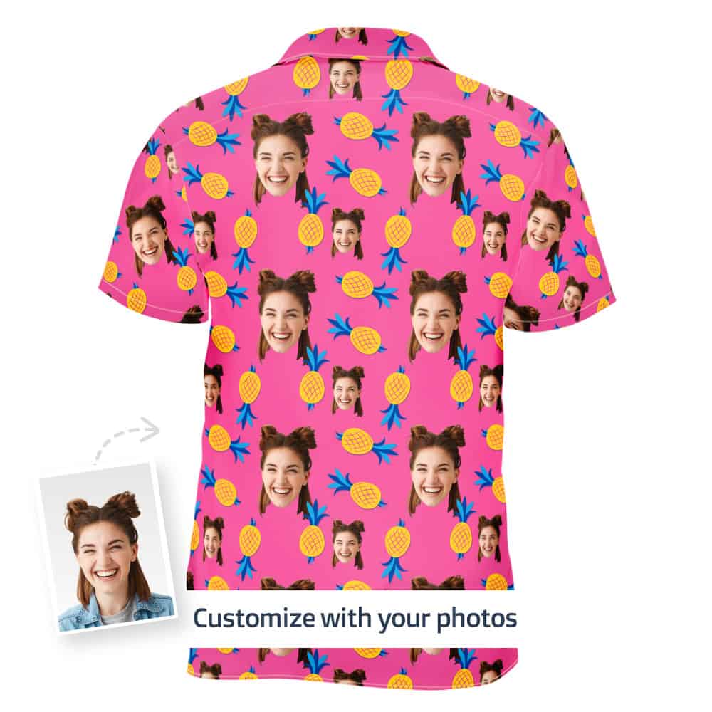 Pink Pineapple Shirt Back