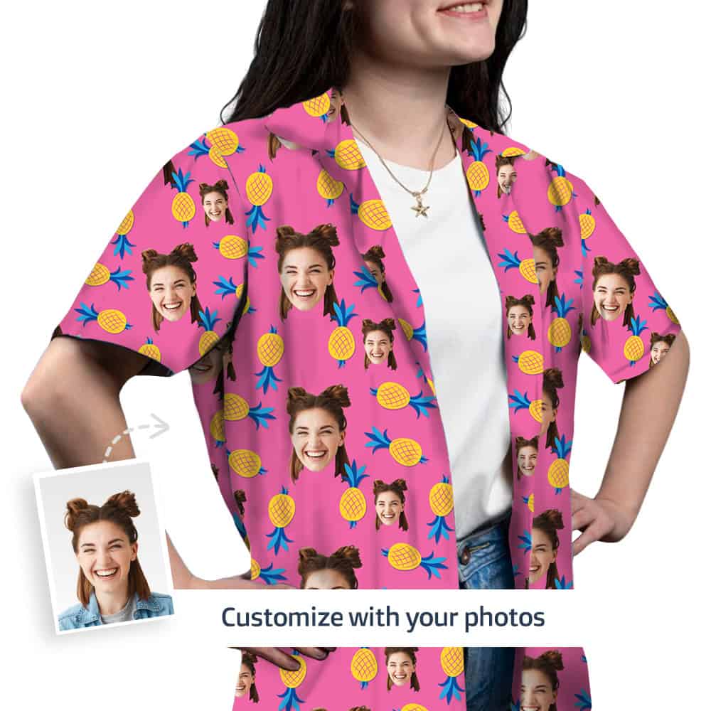 Pink Pineapple Shirt Front
