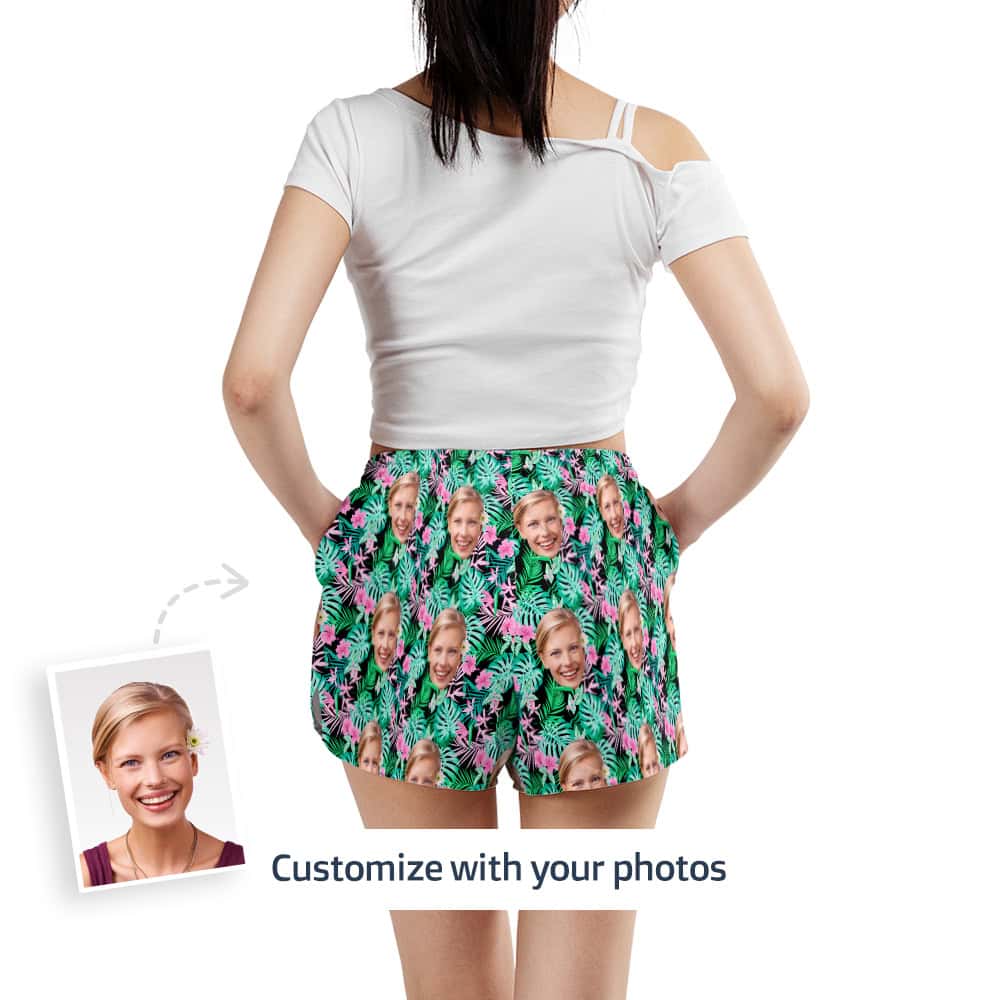 Summer Womens Shorts Back