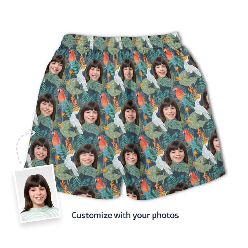 Swim Shorts Girls Back