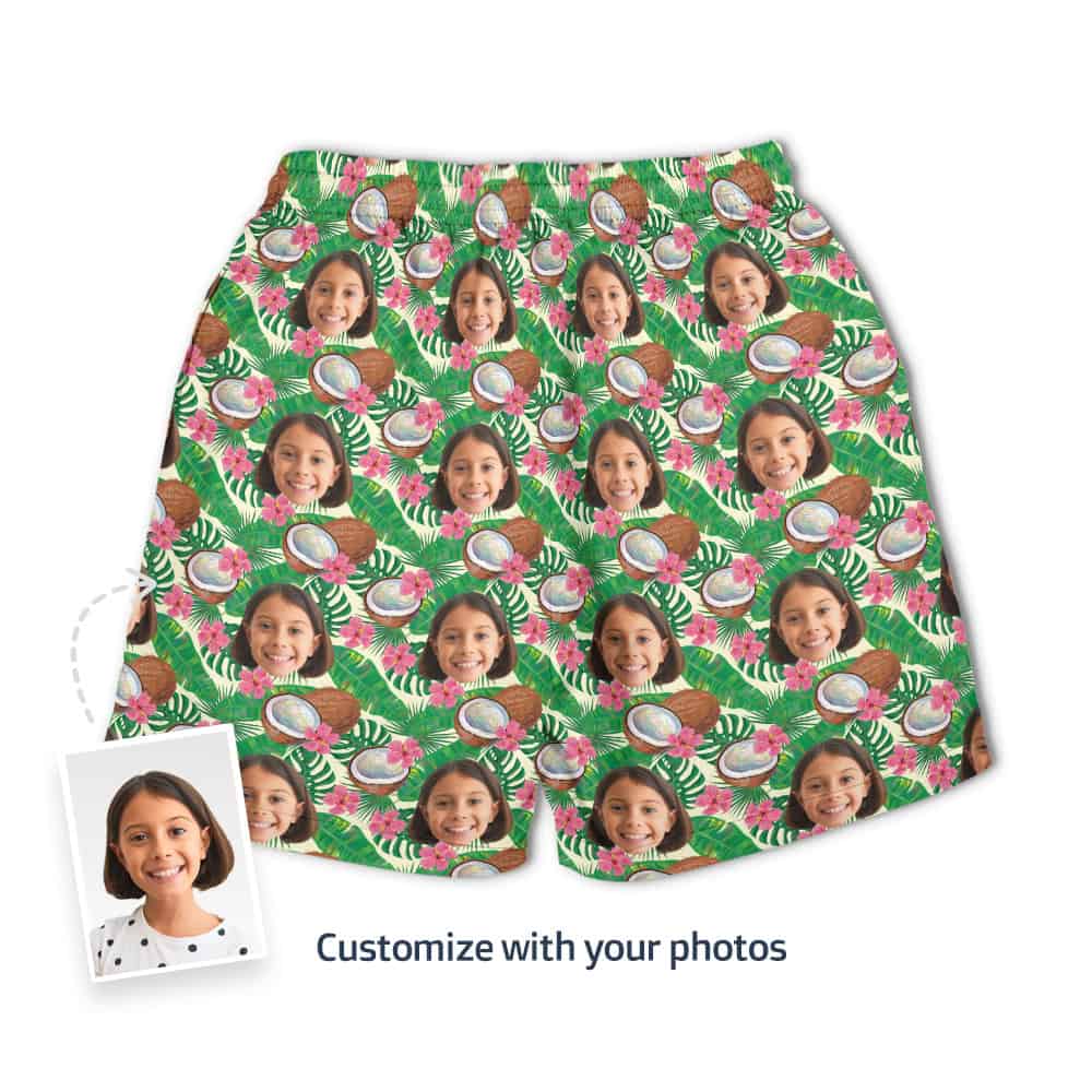 Swim Shorts for Girls Back