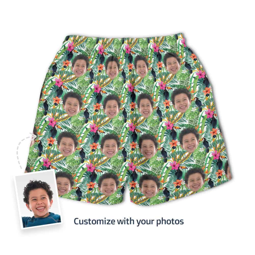 Swim Trunks Boys Back