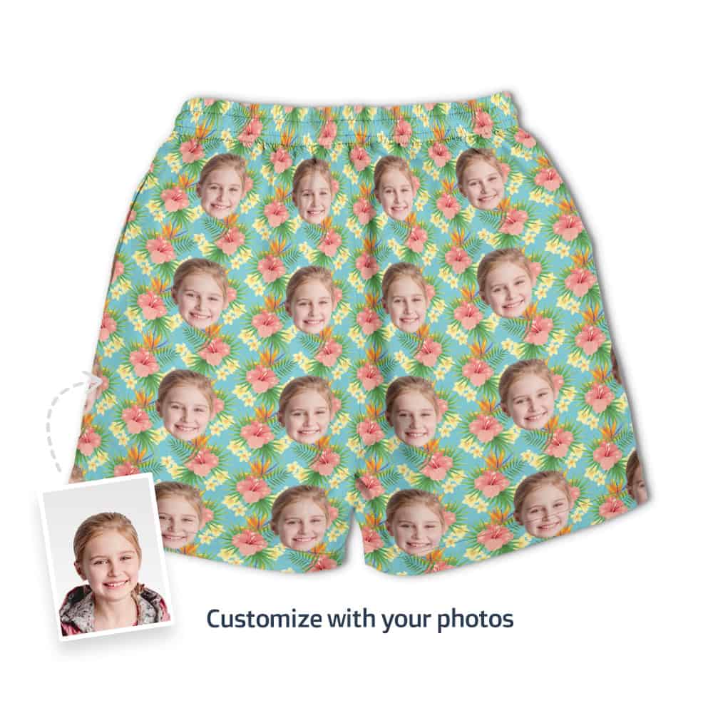 Swim Trunks for Girls Back