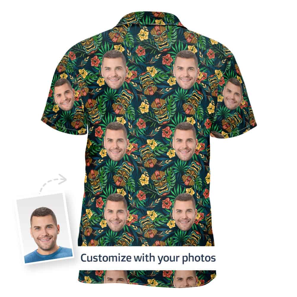 Tiki Hawaiian Shirt Back