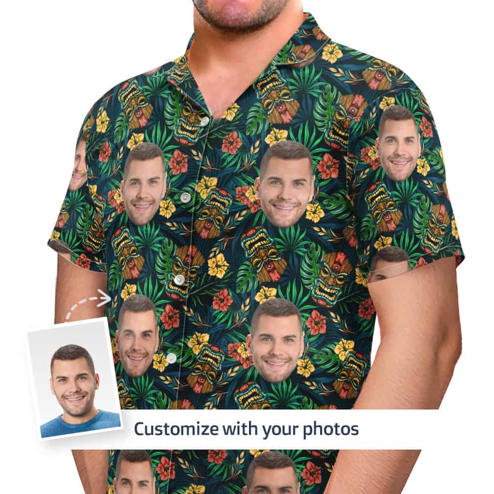 Tiki Hawaiian Shirt Front