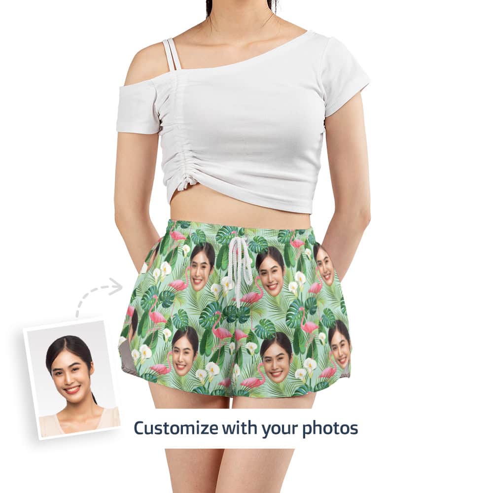 Tropical Running Shorts Front