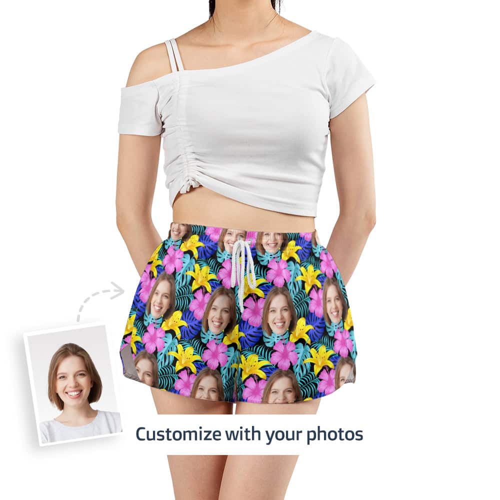 Tropical Shorts Womens Front
