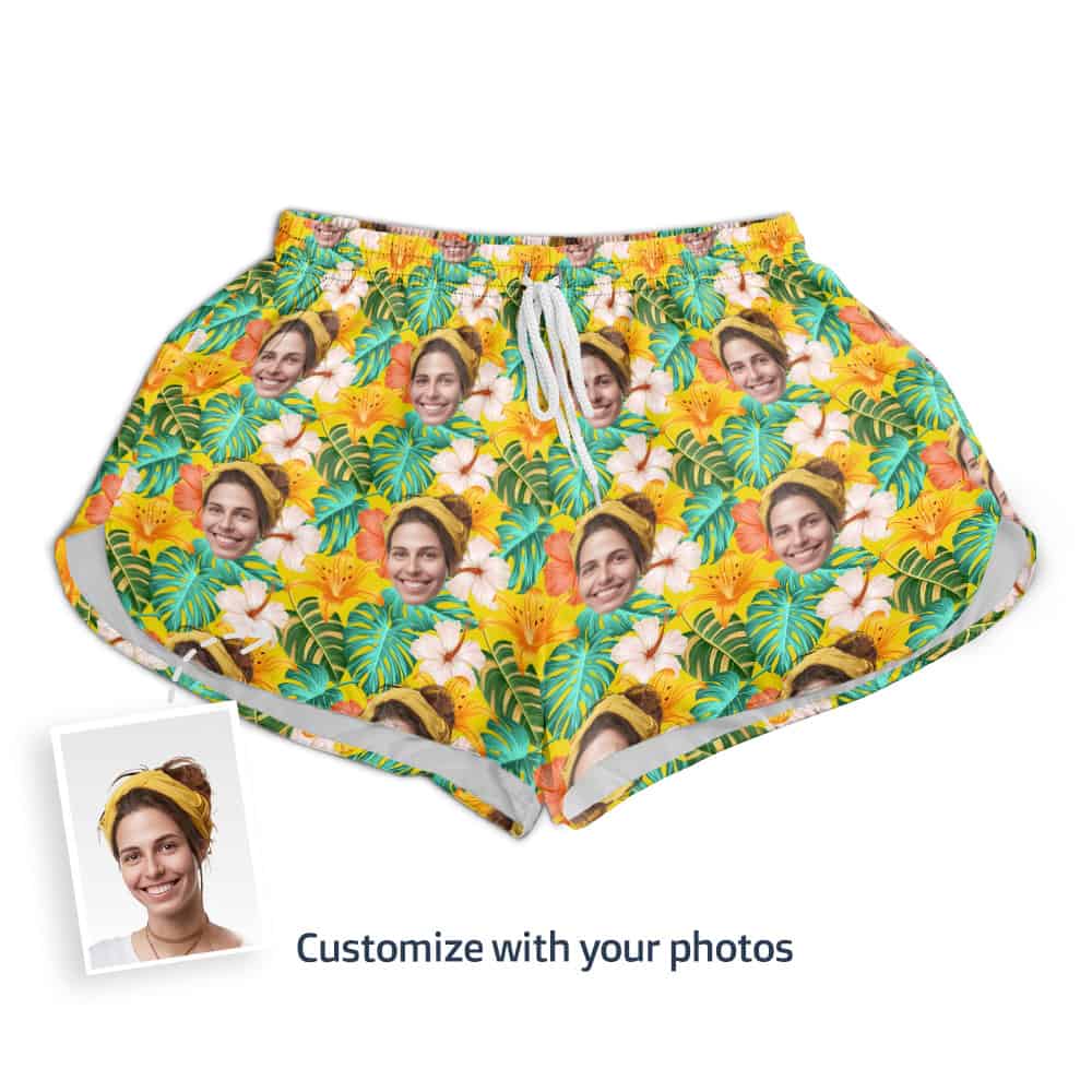 Womens Floral Shorts