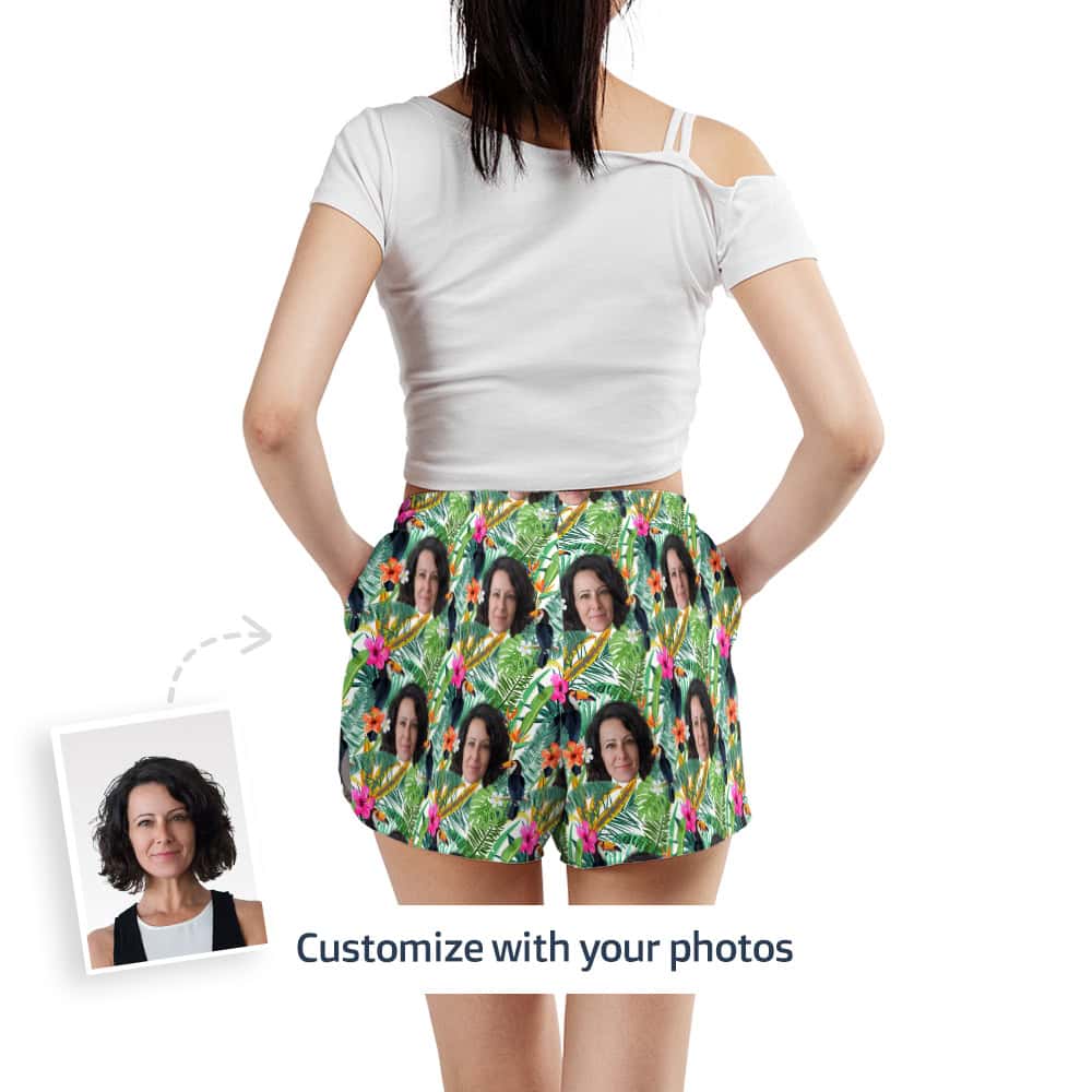 Womens Summer Shorts Back