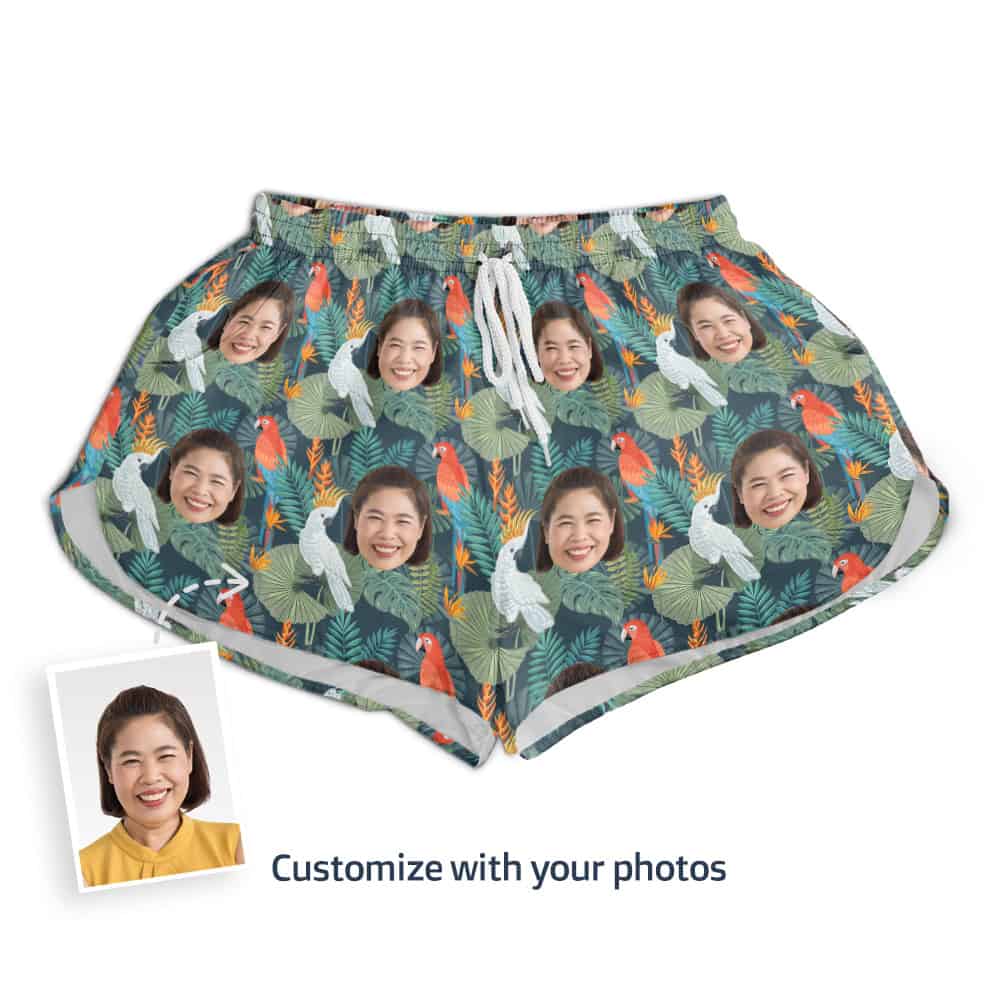 Womens Tropical Shorts