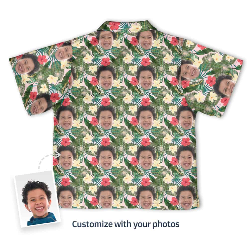 Toddler Hawaiian Shirt Back