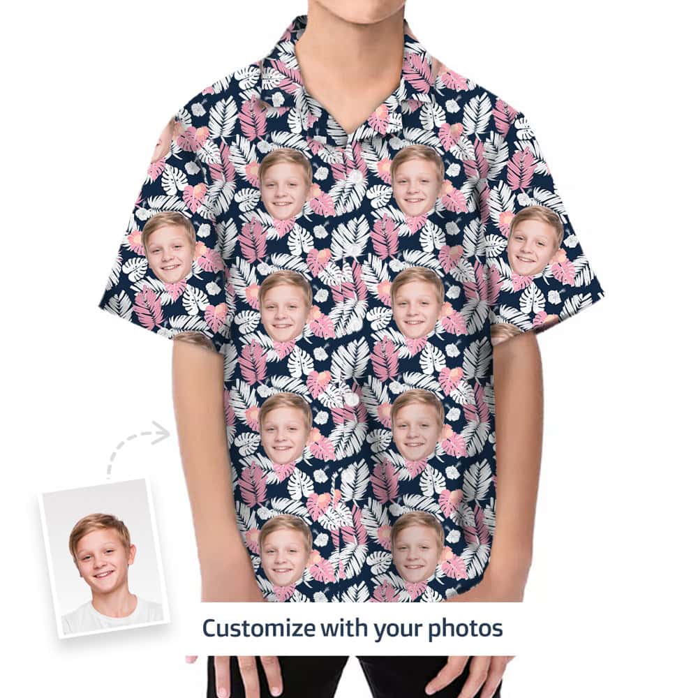 Boy Tropical Shirt Front