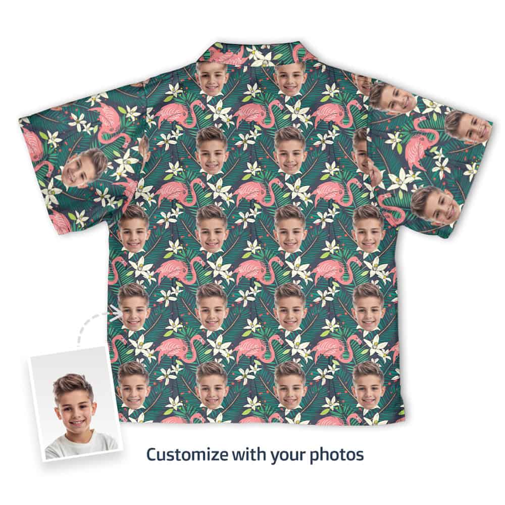 Boys Flamingo Shirt Back