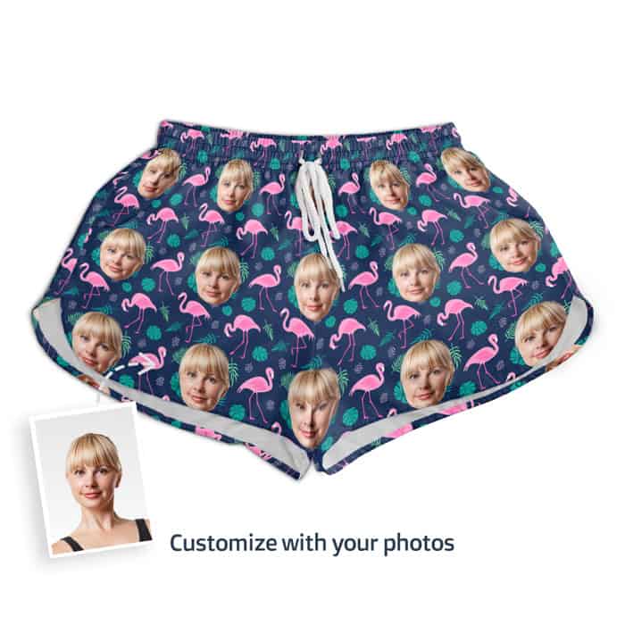 Flamingo Shorts Womens