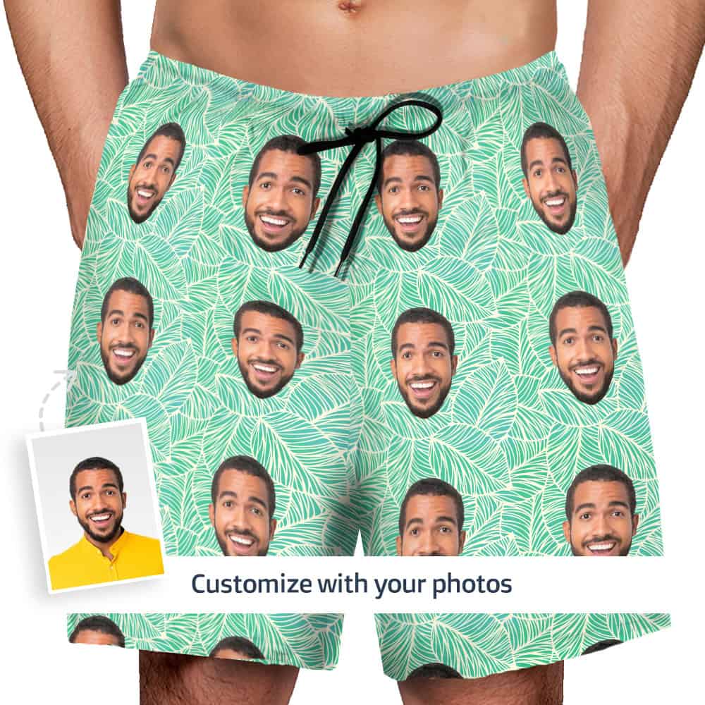 Floral Shorts Mens Front